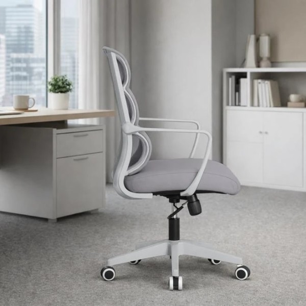 Фото - Крісло офісне Mealux Easy Lite Grey (HF-L14 F/G)